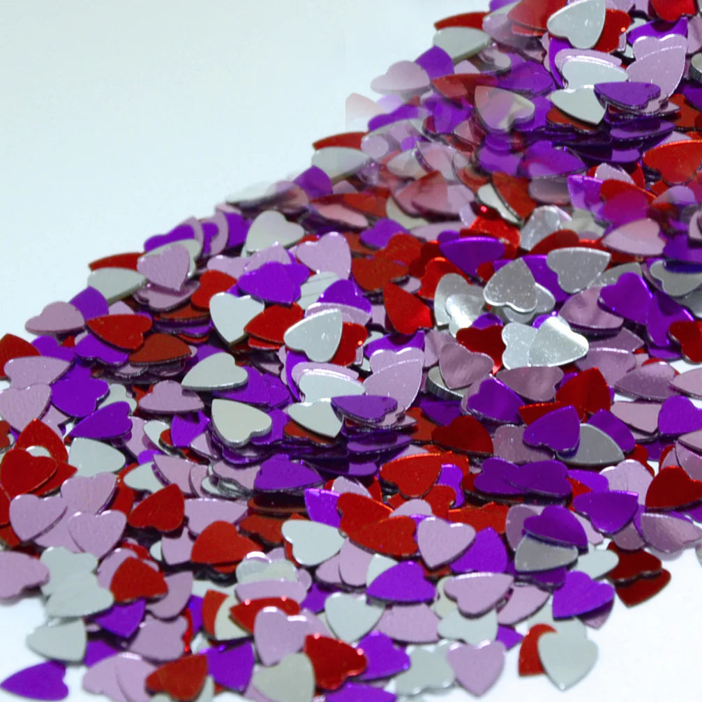 15 Confetti Hearts