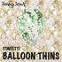 BalloonTHIN Circles 1/2" in Gold & Green - Balloon Combo Kits