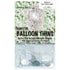 BalloonTHIN Circle 1/2" Green & Silver Prisma Pouch