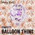 BalloonTHIN Circles 1/2" in Orange & Purple - Balloon Combo Kits