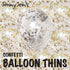 BalloonTHIN Circles 1/2" in Gold Prisma & Silver - Balloon Combo Kits