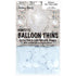 BalloonTHIN Circle 1/2" Silver Prisma & White Pouch