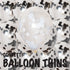 BalloonTHIN Circle 1" Black & White filled Balloon Header