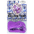 BalloonTHIN Circle 1" Blue Royal & Purple Pouch