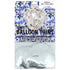 BalloonTHIN Circle 1" Blue Royal & Silver Pouch