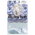 BalloonTHIN Circle 1" Blue Royal & Silver Prisma Pouch