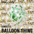 BalloonTHIN Circles 1" in Gold & Green - Balloon Combo Kits