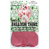 BalloonTHIN Circle 1" Green & Red Pouch