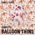 BalloonTHIN Circles 1" in Orange & Red - Balloon Combo Kits