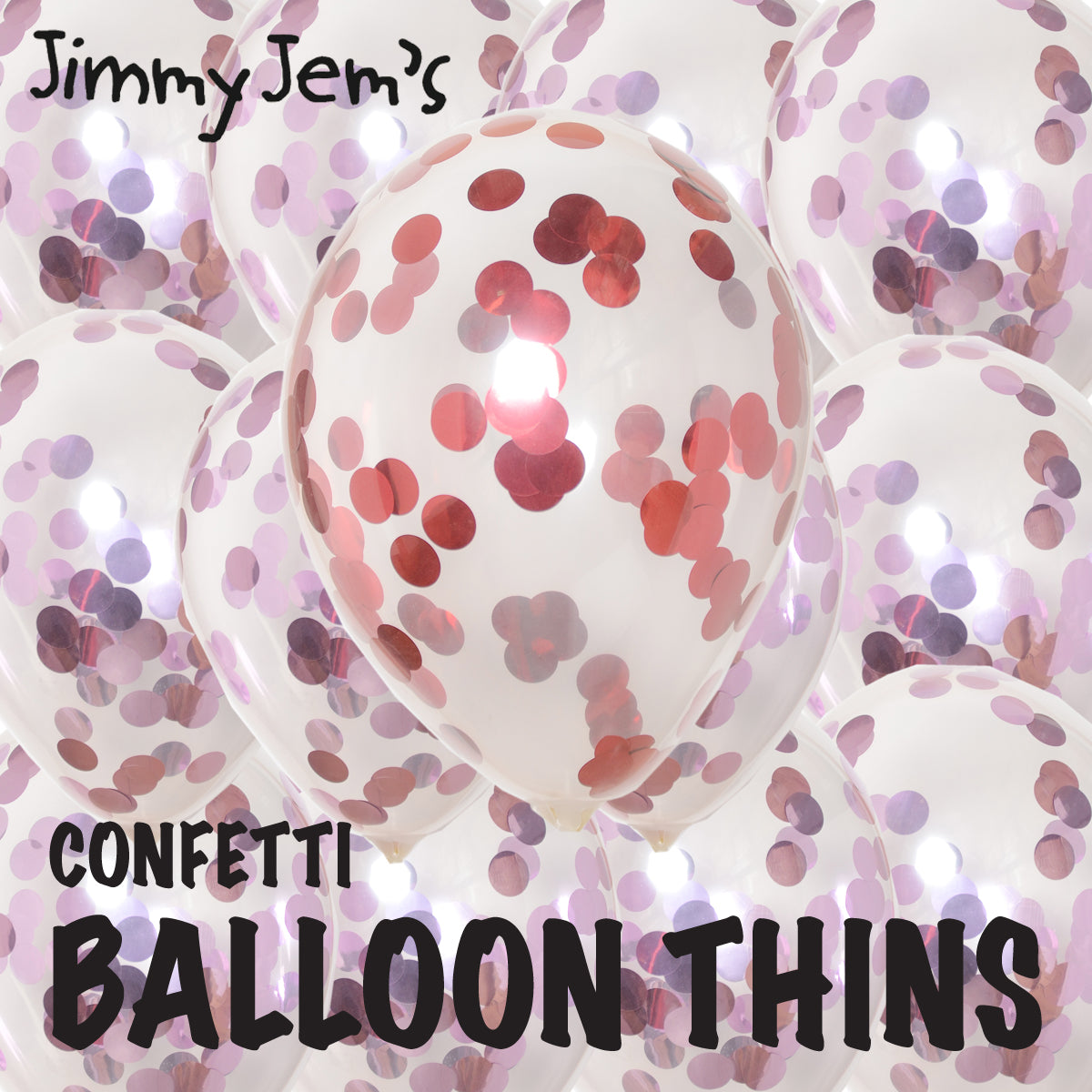 BalloonTHIN Circles 1" in Pink & Red - Balloon Combo Kits