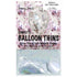 BalloonTHIN Circle 1" Pink & Silver Prisma Pouch