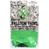 BalloonTHIN Star 1" Black & Green Pouch