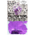 BalloonTHIN Star 1" Black & Purple Pouch