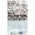 BalloonTHIN Star 1" Black & Silver Pouch