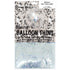 BalloonTHIN Star 1" Black & Silver Prisma Pouch