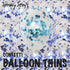 BalloonTHIN Stars 1" in Blue Royal & Blue Sky - Balloon Combo Kits