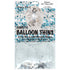 BalloonTHIN Star 1" Blue Sky & Silver Pouch