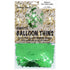 BalloonTHIN Star 1" Gold & Green Pouch