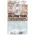 BalloonTHIN Star 1" Orange & Silver Pouch