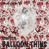 BalloonTHIN Stars 1" in Red & Silver - Balloon Combo Kits