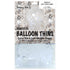 BalloonTHIN Star 1" Silver & White Pouch