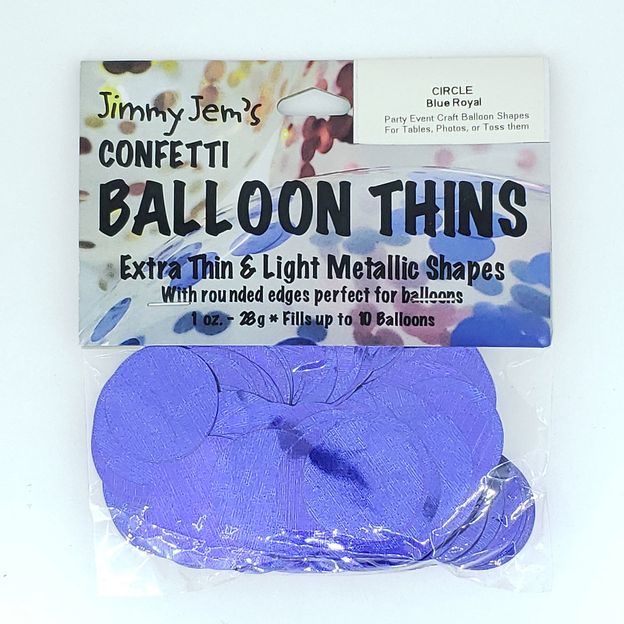 BalloonTHIN - Circles 1" in 14 Metallic Film Colors