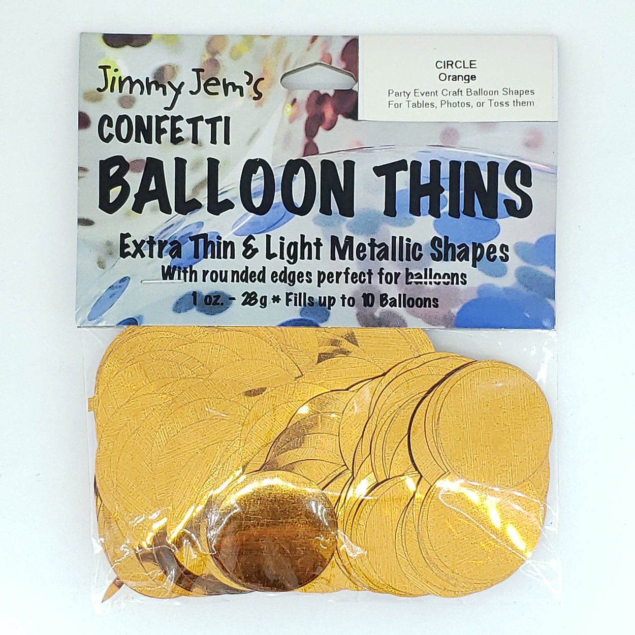 BalloonTHIN - Circles 1" in 14 Metallic Film Colors