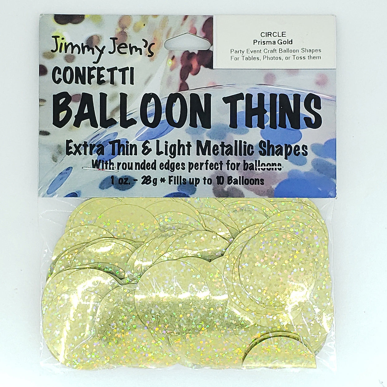 BalloonTHIN - Circles 1" in 14 Metallic Film Colors