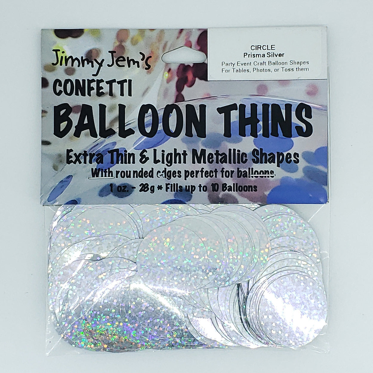 BalloonTHIN - Circles 1" in 14 Metallic Film Colors