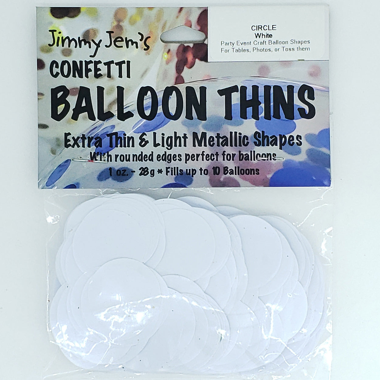 BalloonTHIN - Circles 1" in 14 Metallic Film Colors