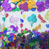 Birthday Confetti Balloons, Balloon Bunch, Party Words