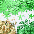 St Patricks Day Confetti Leprechaun, Star 1/4 in Green Gold