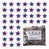 Confetti Star 1/4" Blue Royal, Purple