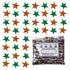 Confetti Star 1/4" Green, Orange