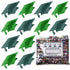 Confetti Grad Cap Green, Green Hunter