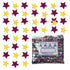 Confetti Star 1/4" Fuchsia, Yellow