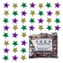 Confetti Star 1/4" Mardi Gras Mix 