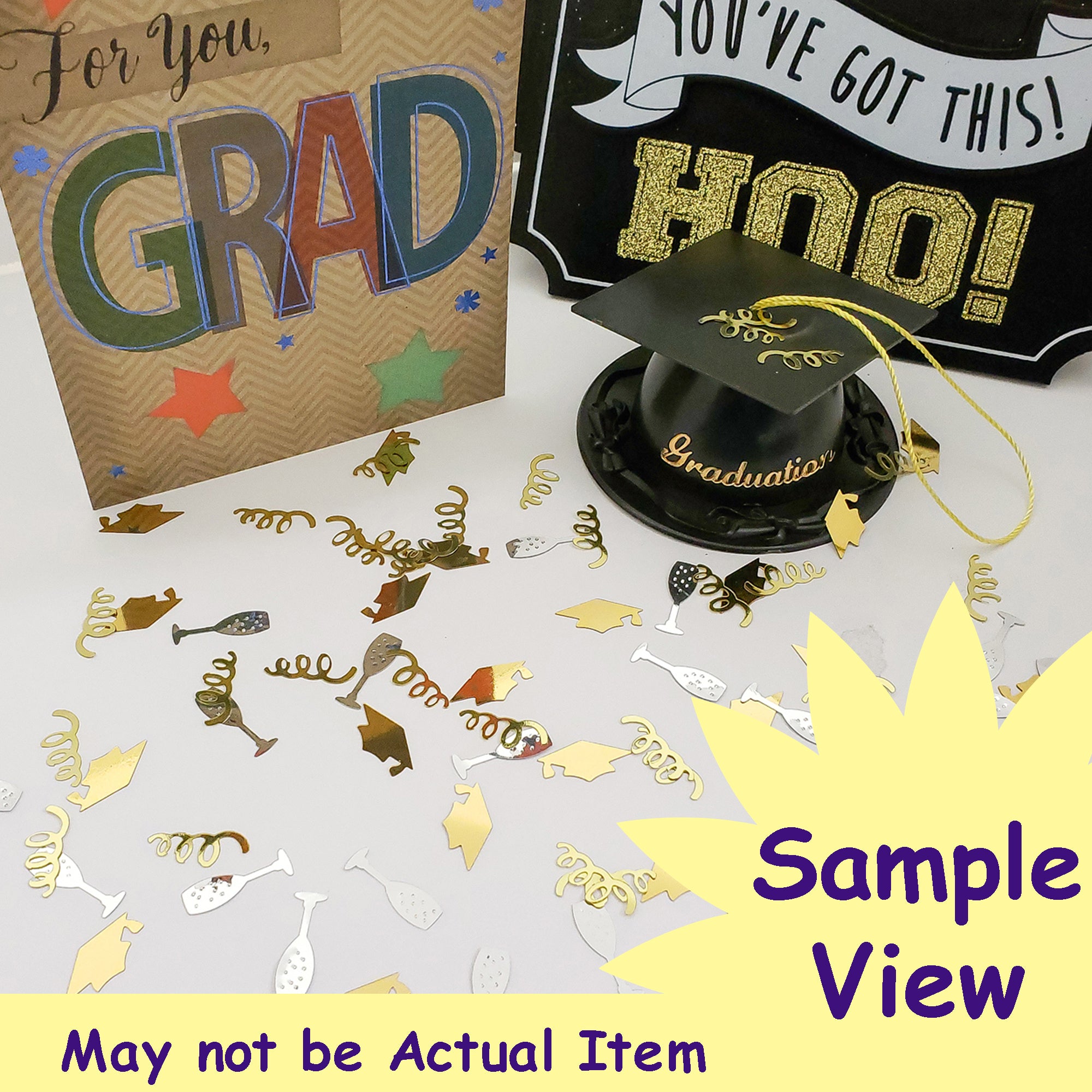 Confetti - Grad Cap