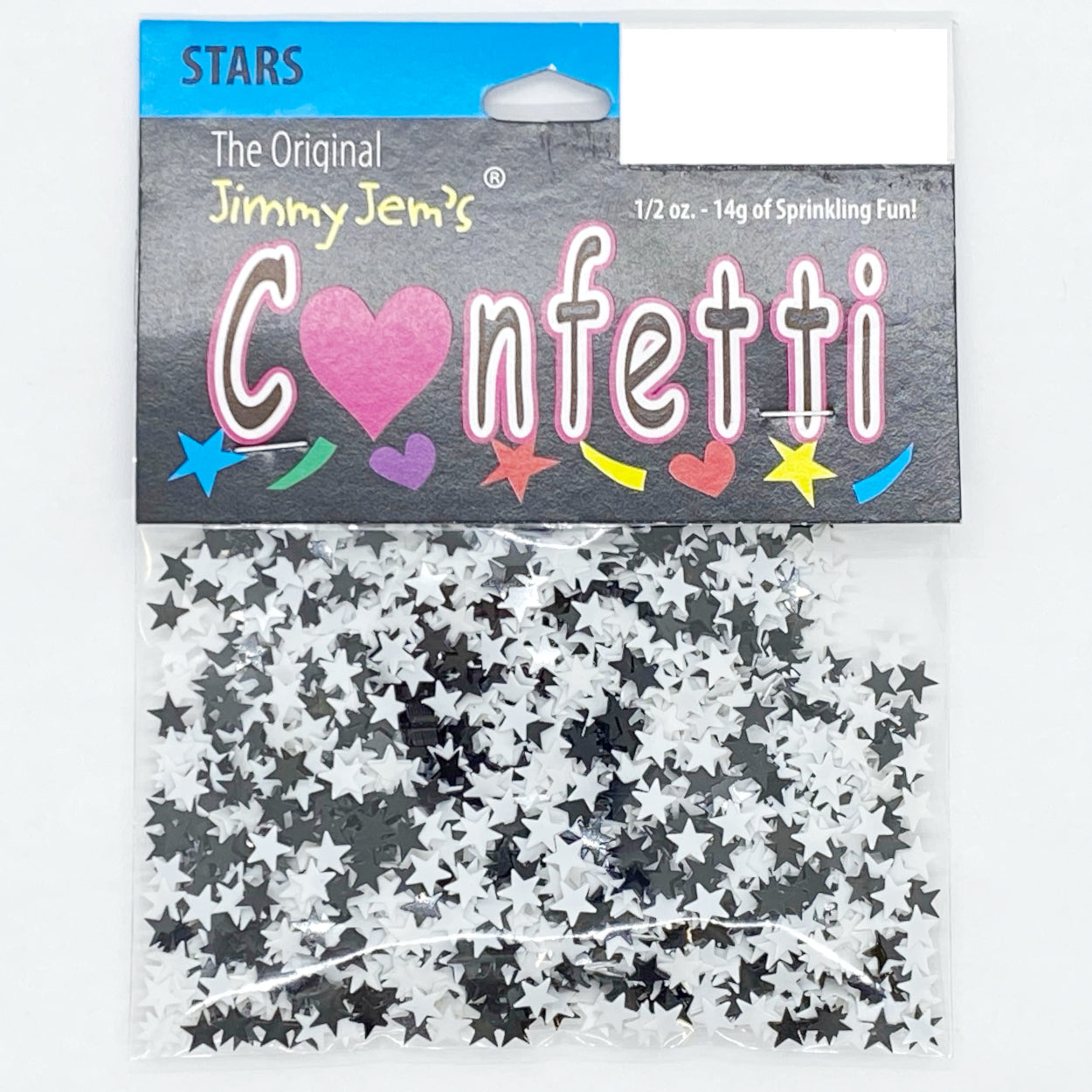 WC Stars 1/4" Black and White