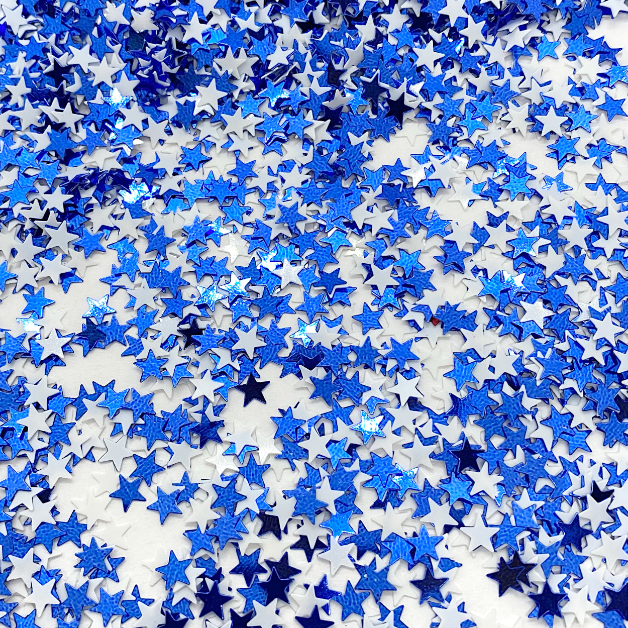 WC Stars 1/4" Blue Dark and White