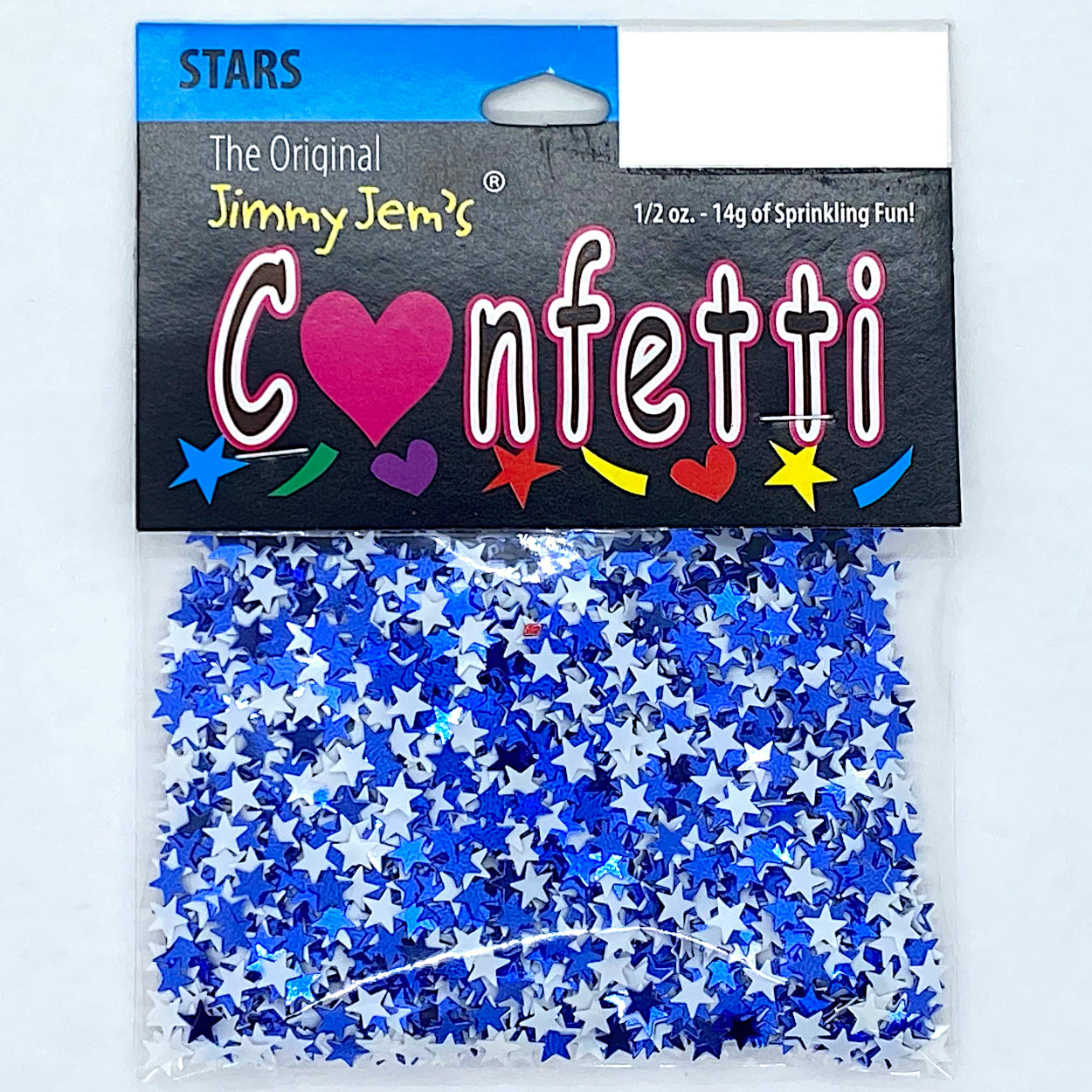 WC Stars 1/4" Blue Dark and White