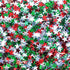 WC Stars 1/4" Green, Red and White