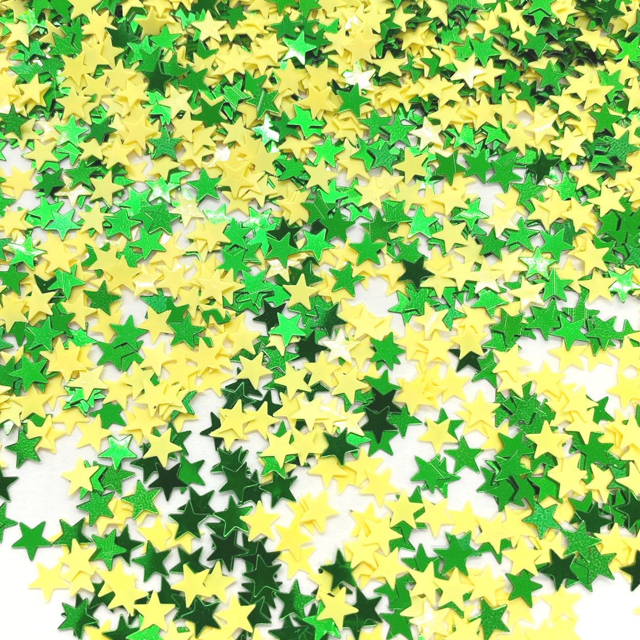 WC Stars 1/4" Green and Yellow