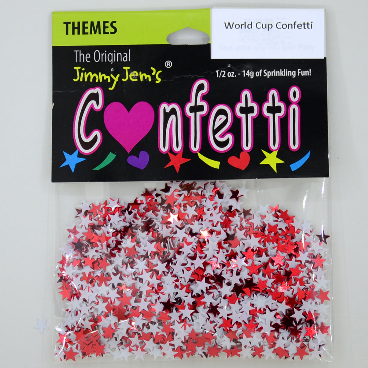 WC Stars 1/4" Red and White