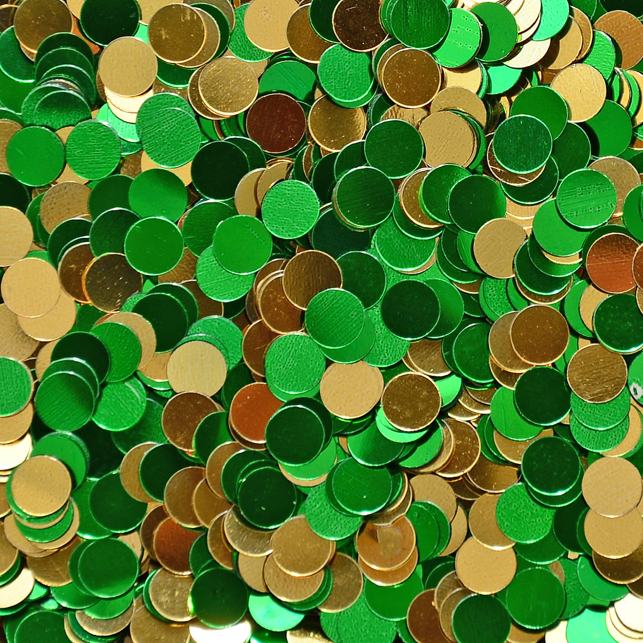 WC Circles 1/4" Gold and Green