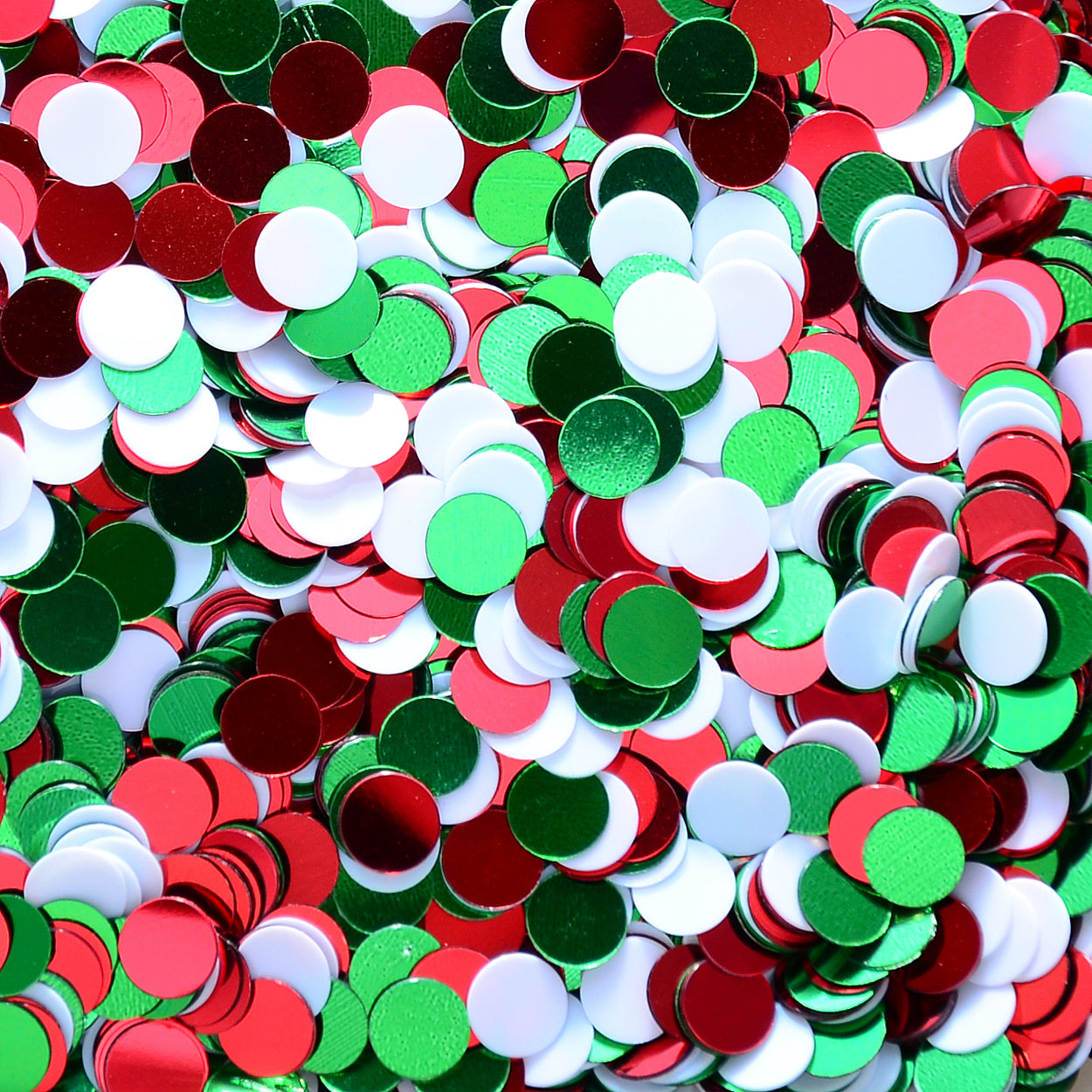 WC Circles 1/4" Green, Red and White