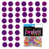 Confetti Circle 1/4" Fuchsia, Purple