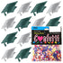 Confetti Grad Cap Green Hunter, Silver