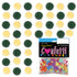 Confetti Circle 1/4" Green Hunter, Yellow