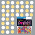 Confetti Circle 1/4" White, Yellow